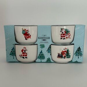 Ciroa The Bakehouse set of 4 Christmas Ramekins
